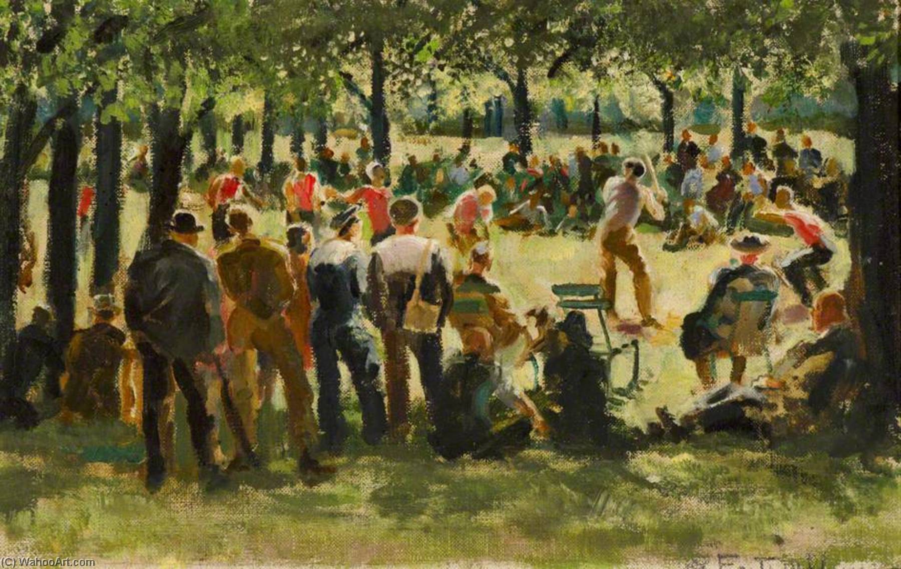 Americans In Hyde Park — Leila Faithfull