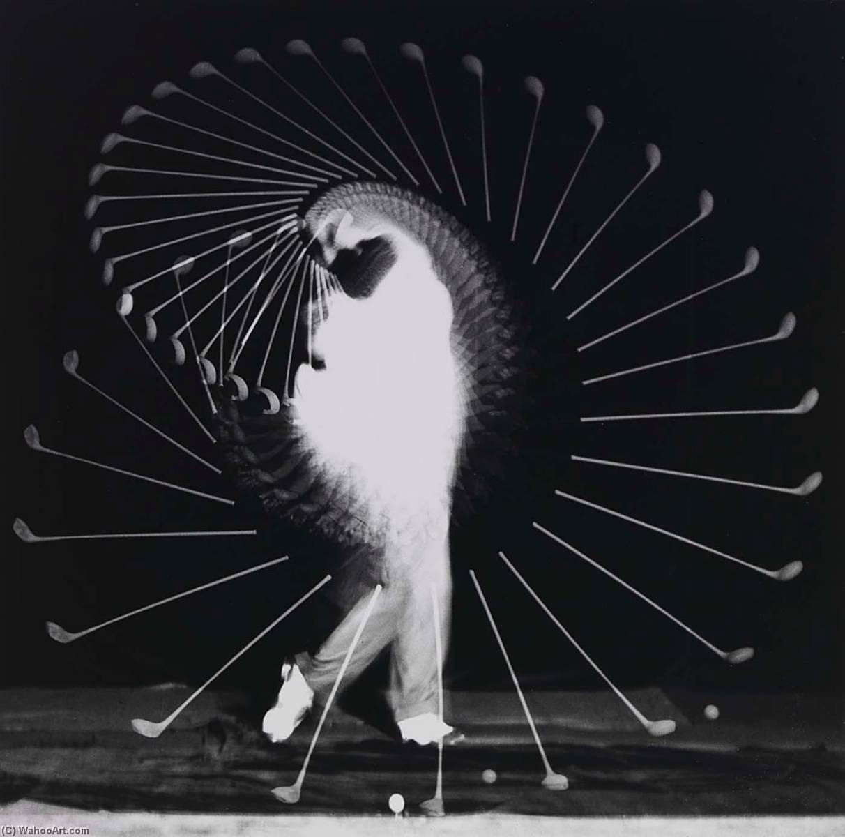 Densmore Shute Bends The Shaft — Harold E Edgerton