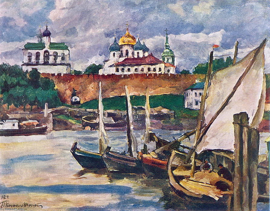 Novgorod. Detinets. — Pyotr Konchalovsky