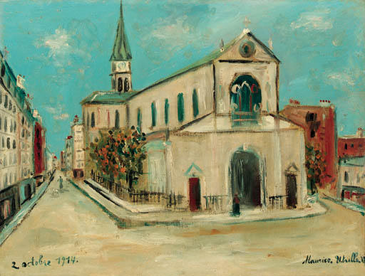 Notre-dame De Clignancourt — Утрилло