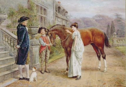 A Favourite Mare — George Goodwin Kilburne