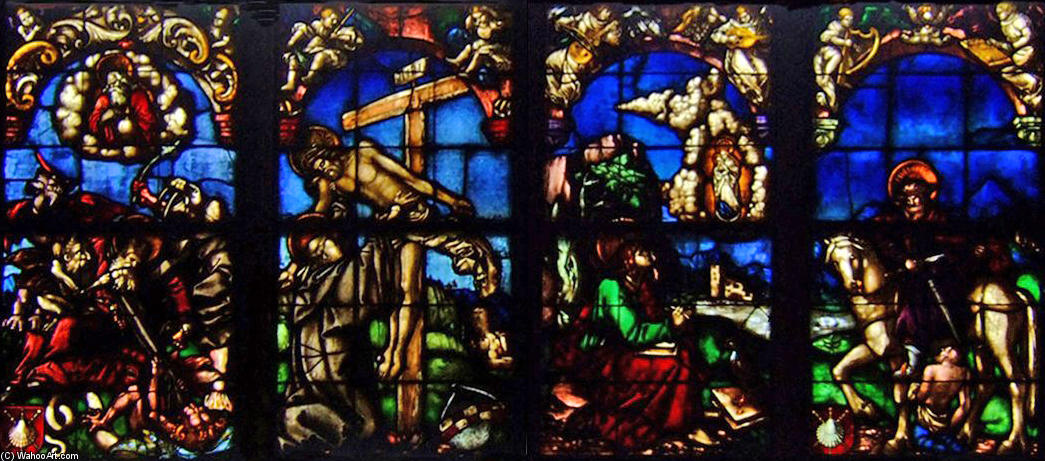 Stained Glass Windows In The Loch Family Chapel — Hans Baldung