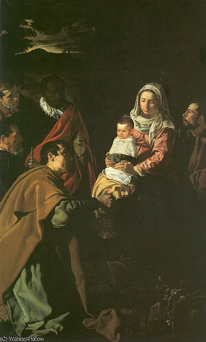 The Adoration Of The Magi, Oil On Canvas, Mu — Diego Velázquez