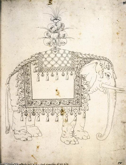 Sketch For The Trappings Of An Elephant — Jacopo Strada
