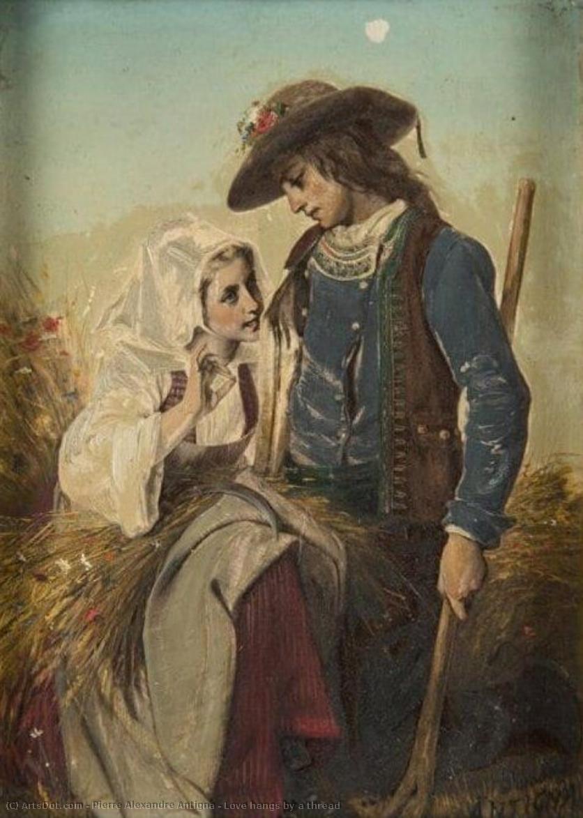 Love Hangs By A Thread — Pierre Alexandre Antigna