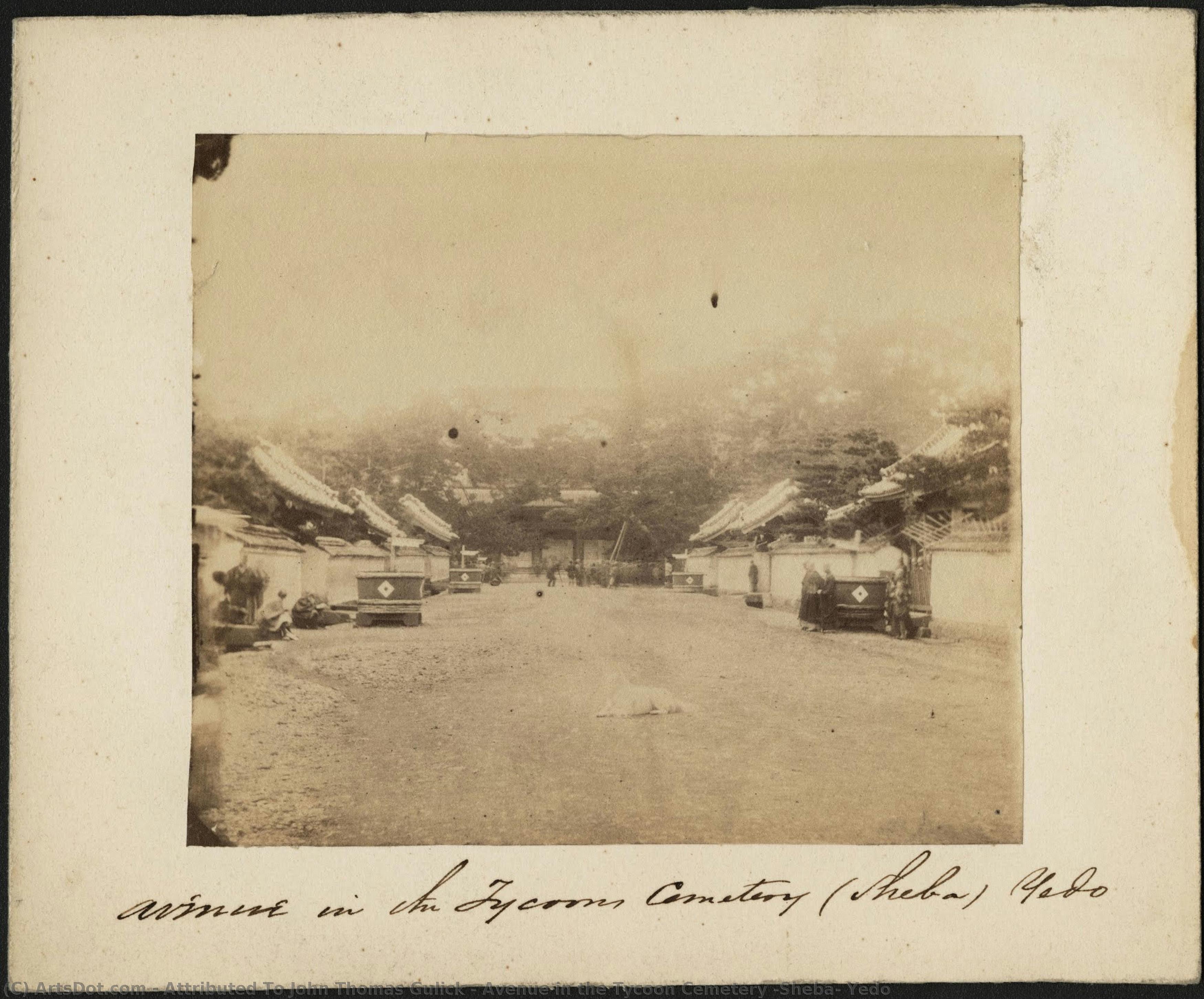 Avenue In The Tycoon Cemetery (sheba) Yedo — Attributed To John Thomas Gulick