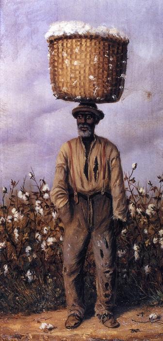 Negro Man With Cotton Basket On Head — Уильям Эйкен Уокер