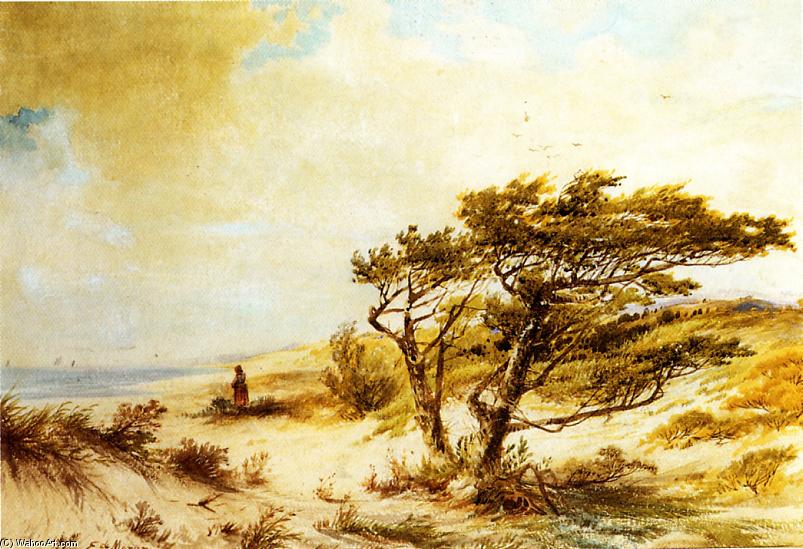 Looking Out To Sea — Edward Moran