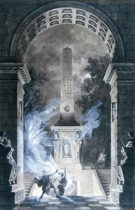 Scene From The Tragedy Of 'semiramis' By Voltaire — Louis Jean Desprez
