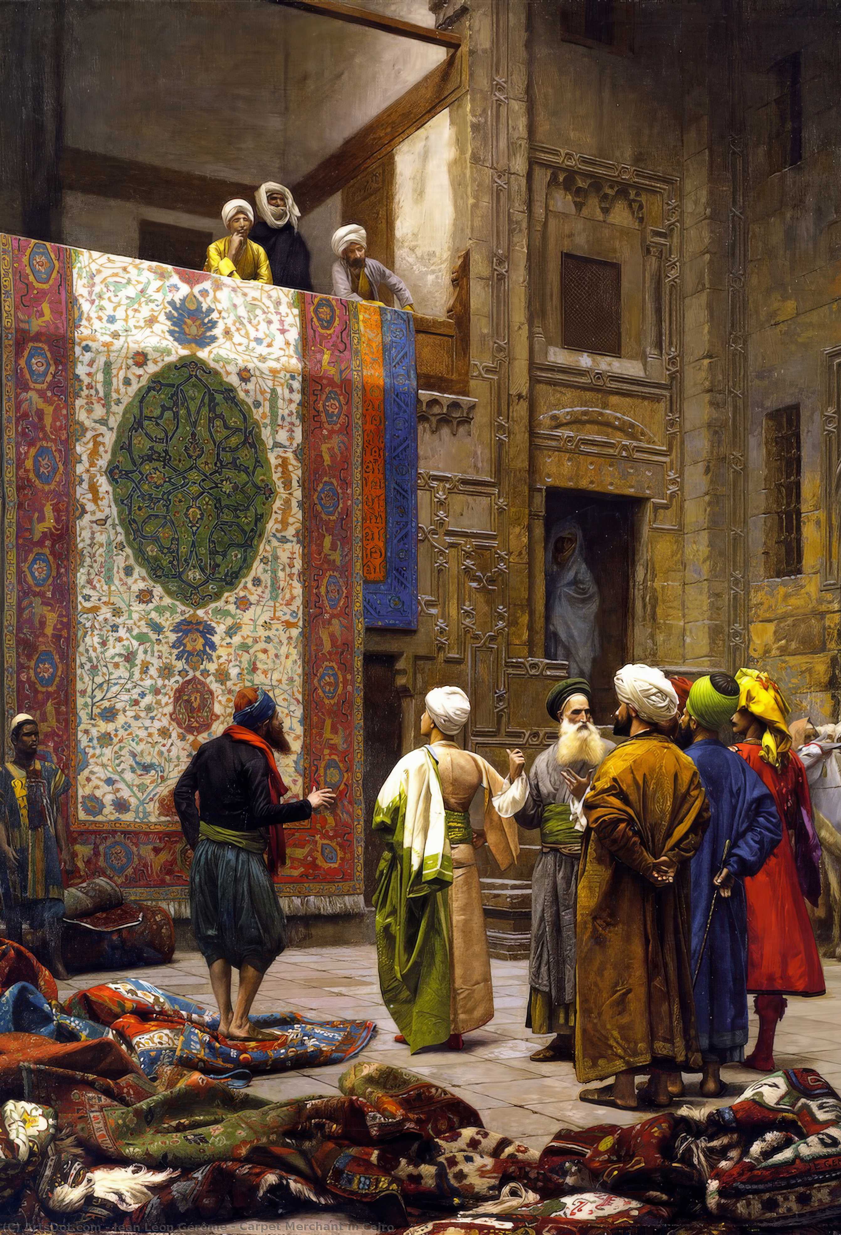 Carpet Merchant In Cairo — Жан-леон Жерме
