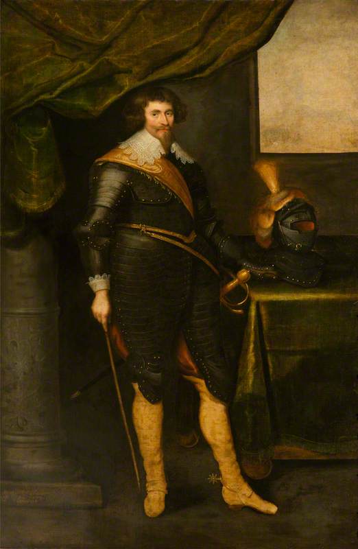 Portrait Of A Man (said To Be Robert, Mester Erskine, Probably Colonel Alexander Erskine Of Cambuskenneth, D.1640) — George Jamesone