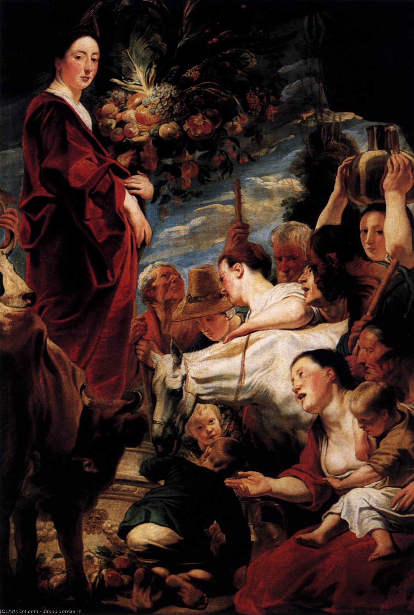 Offering To Ceres, Goddess Of Harvest — Јакоб Јорданс