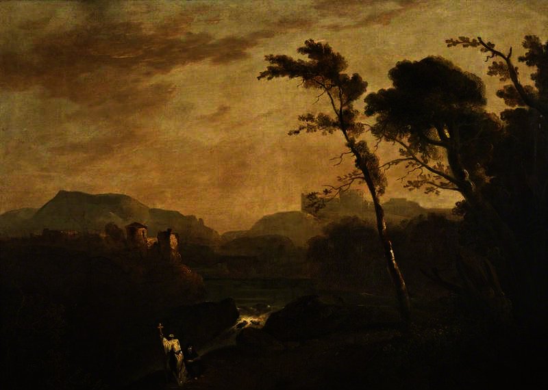 Landscape With Two Monks — Richard Wilson