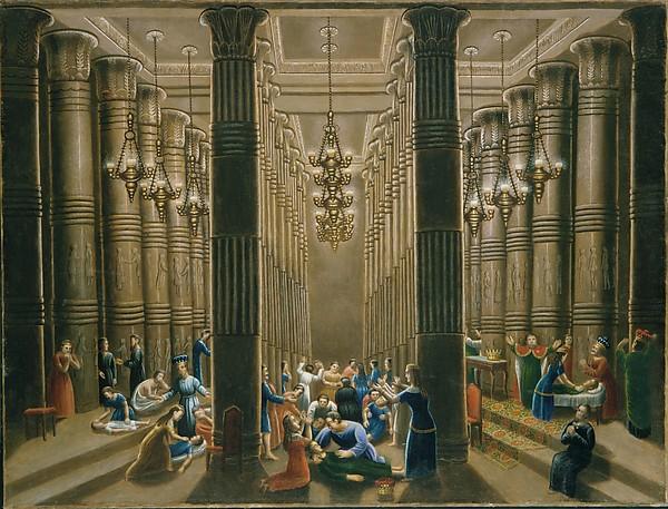 The Death Of The First Born — Erastus Salisbury Field