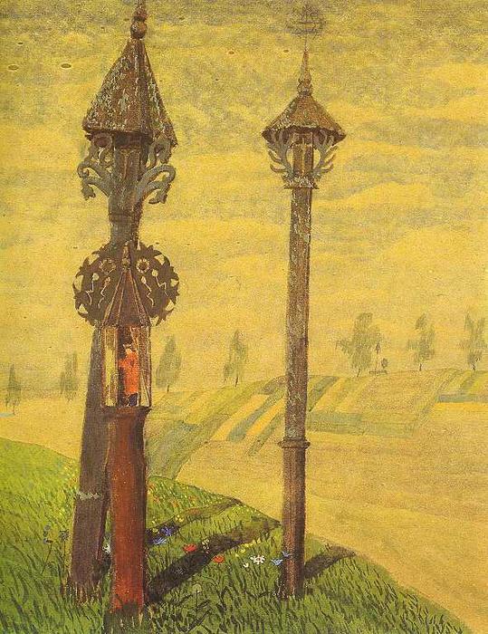 Wayside Crosses Of Zemaitija — Mikalojus Konstantinas Čiurlionis