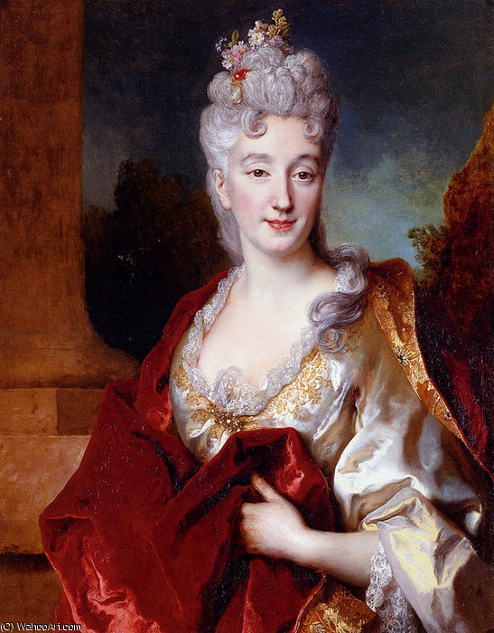 Largillierre Nicolas De Portrait Of A Lady — Nicolas De Largillière