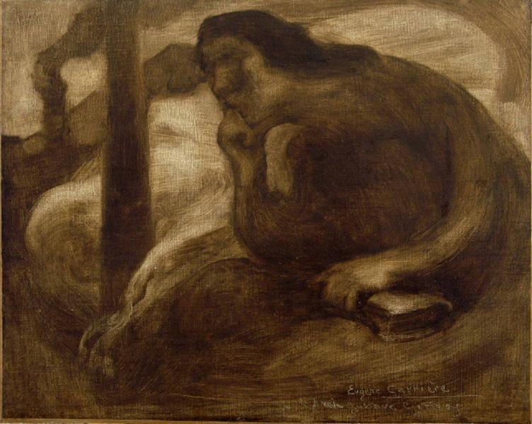 Méditation — Э Eugène Anatole Carrière
