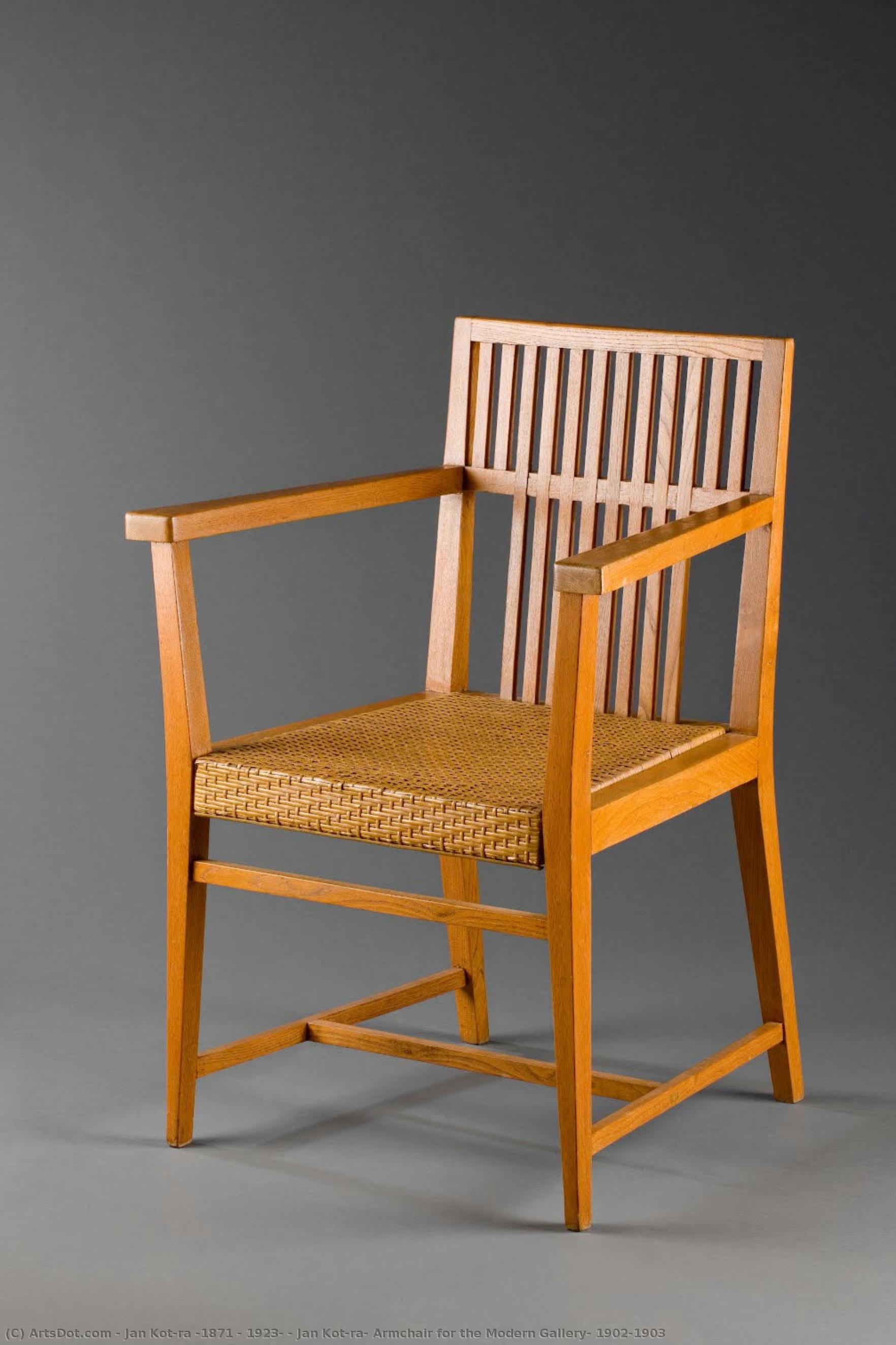 Jan Kotěra: Armchair For The Modern Gallery, 1902–1903 — Jan Kotěra