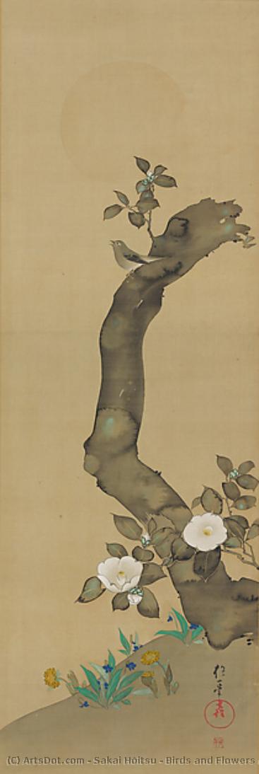 Birds And Flowers Of The Twelve Months — Sakai Hōitsu