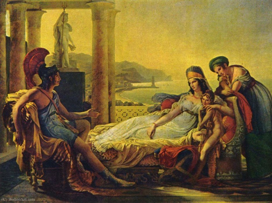 Aeneas Tells Dido The Misfortunes Of The Trojan City — Pierre Narcisse Guérin