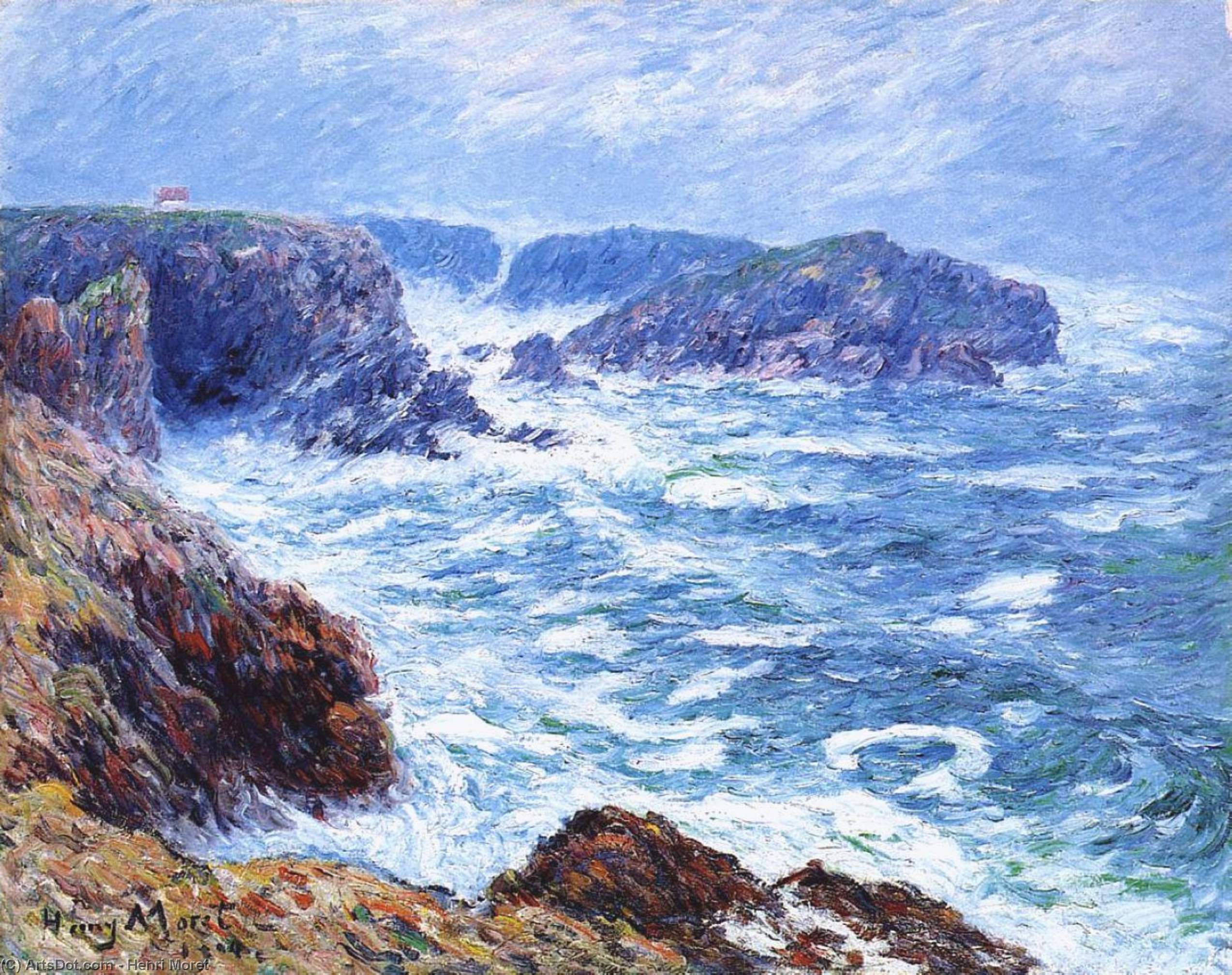 Ponte De La Sirene, Belle-isle-en-mer — Henri Moret