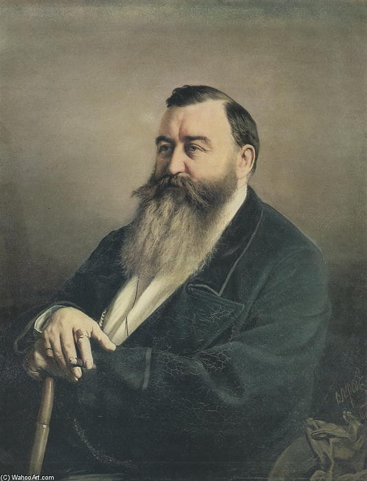 Portrait Of F.f. Rezanov — Vasily Grigoryevich Perov