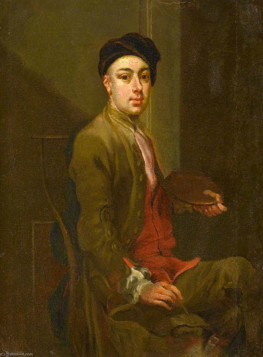 Self Portrait Of The Artist In His Studio — Fransis Hejm