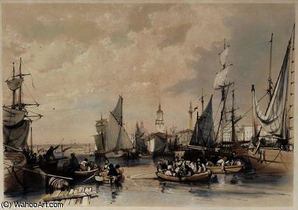 The Port Of London — James Duffield Harding