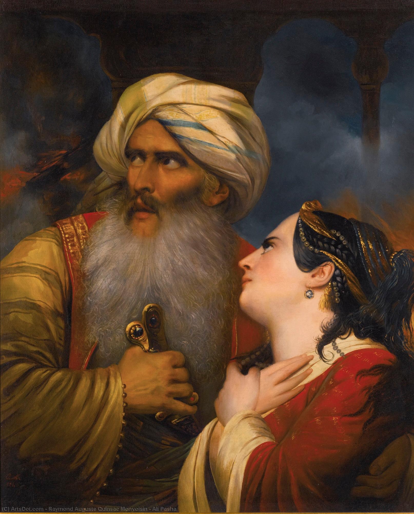 Ali Pasha — Raymond Auguste Quinsac Monvoisin
