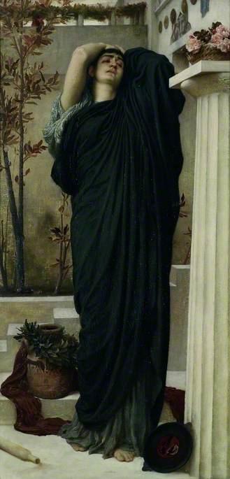 Electra At The Tomb Of Agamemnon — Sir Frederic Lord Leighton