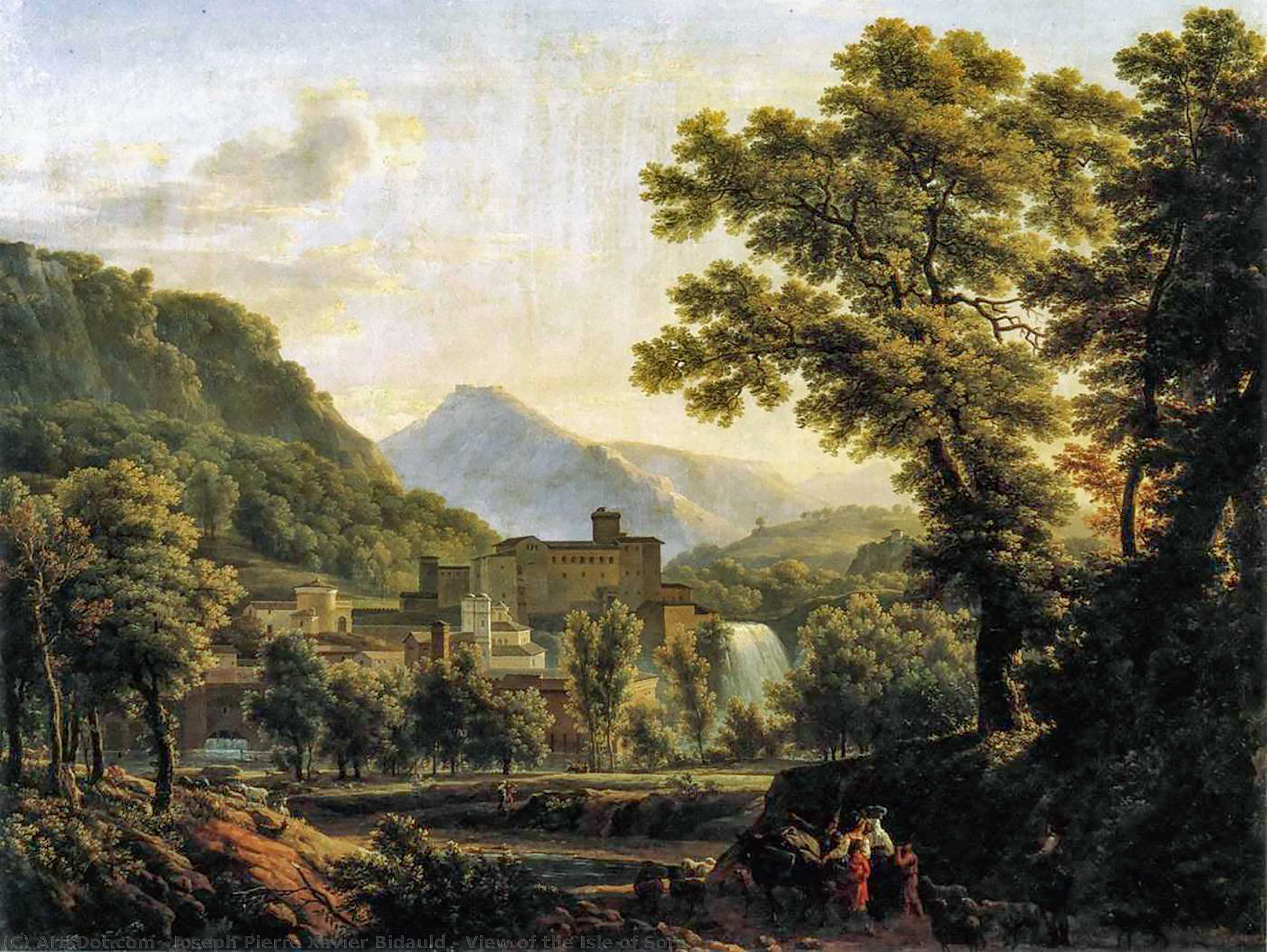 View Of The Isle Of Sora — Jean-joseph-xavier Bidauld