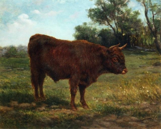 Longhorn Bull In A Landscape — Rosa Bonheur