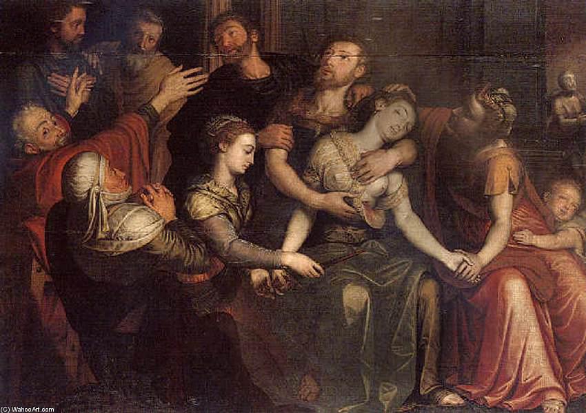 The Death Of Lucretia — Bernaert De Ryckere