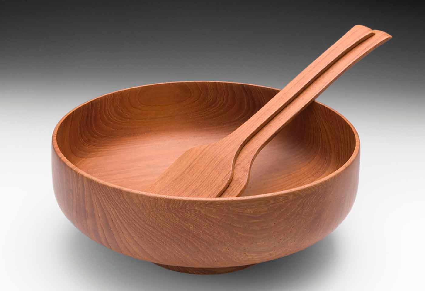 Salad Bowl With Servers — Bob Stocksdale