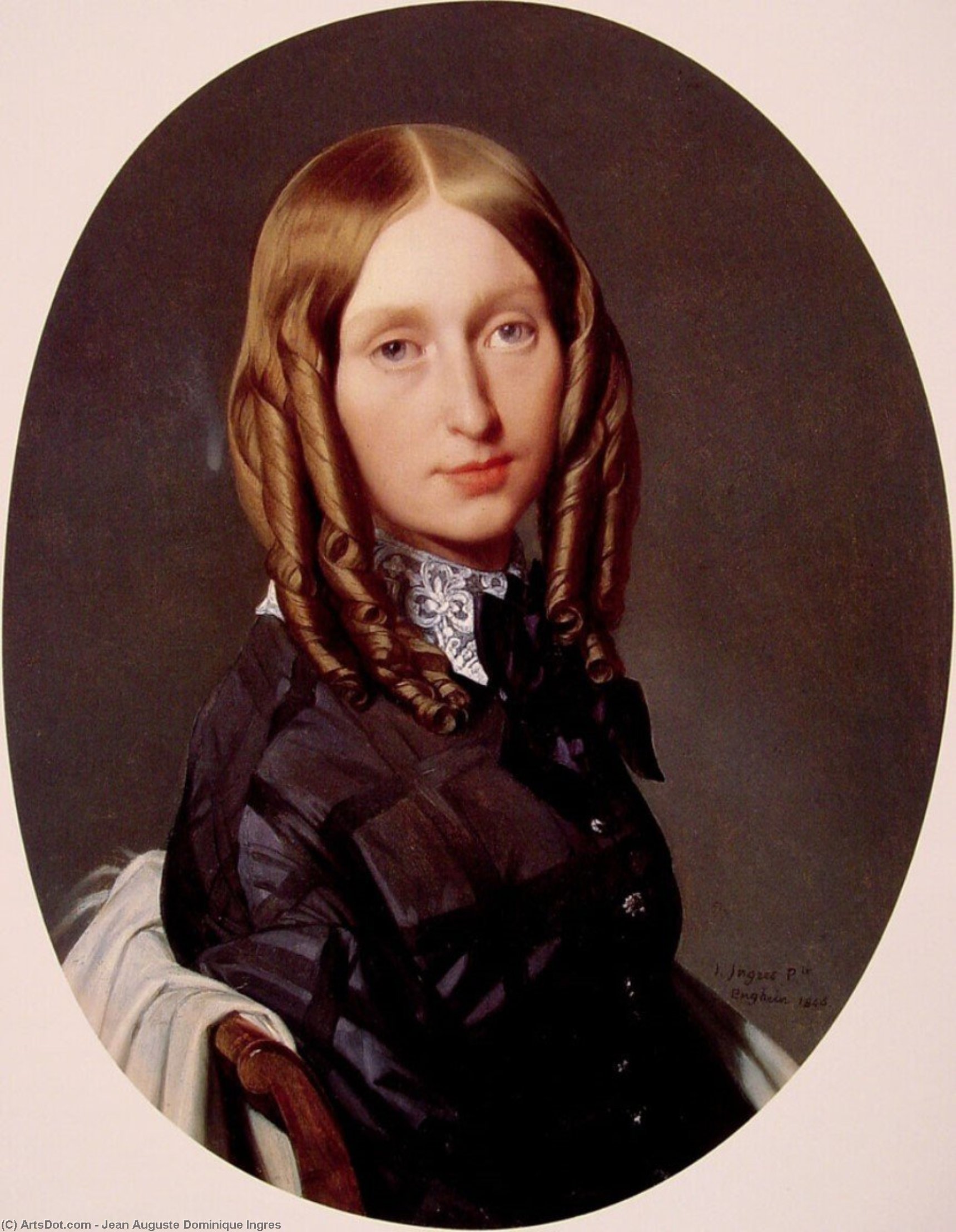 Portrait Of Madame Frederic Reiset — Jean-auguste-dominique Ingres
