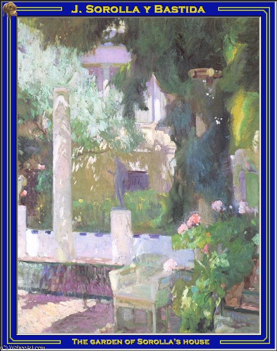 The Garden Of Sorollas House — Joaquín Sorolla Y Bastida