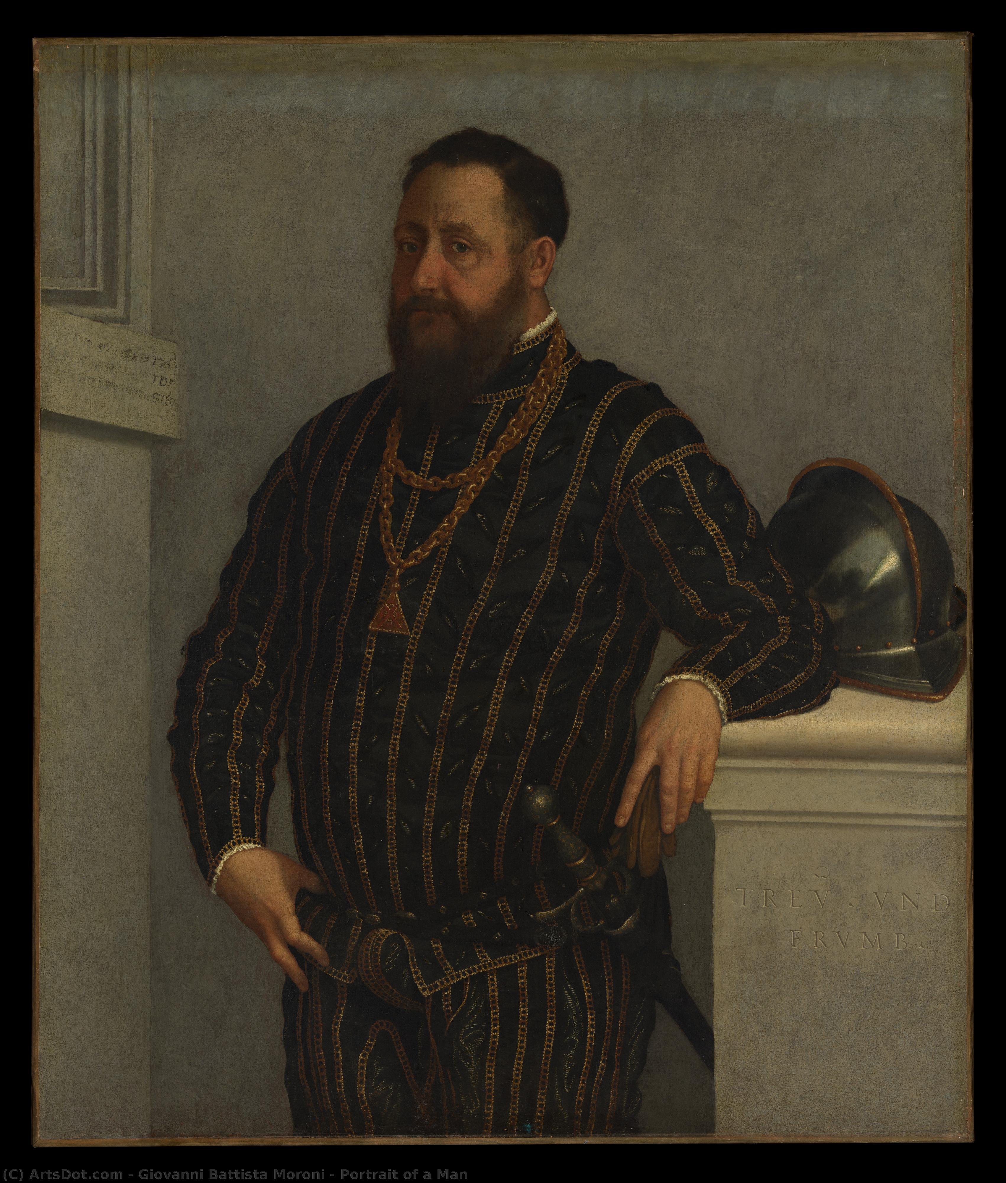 Portrait Of A Man — Moroni, Giovanni Battista