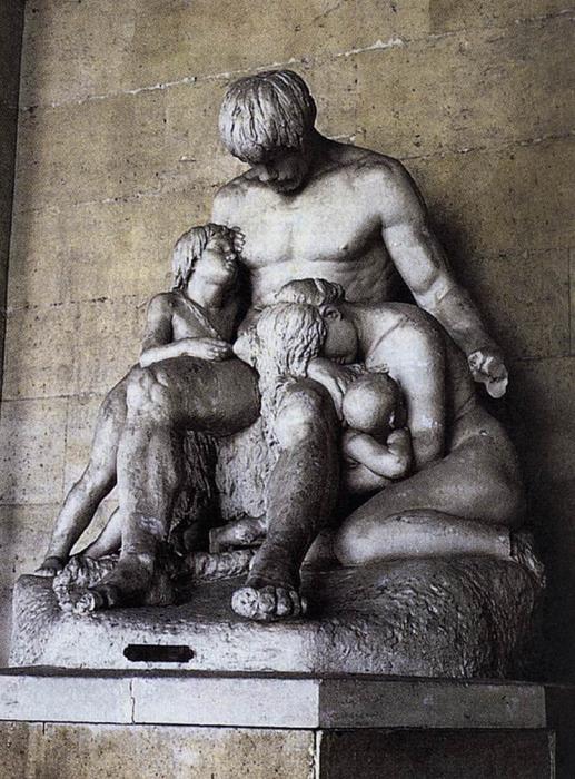 Cain And His Children Accursed Of God — Antoine Étex