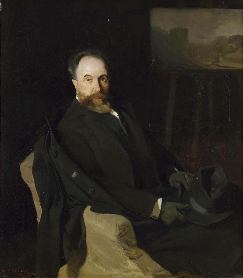 Portrait Of Aureliano Beruete The Elder — Joaquin Sorolla