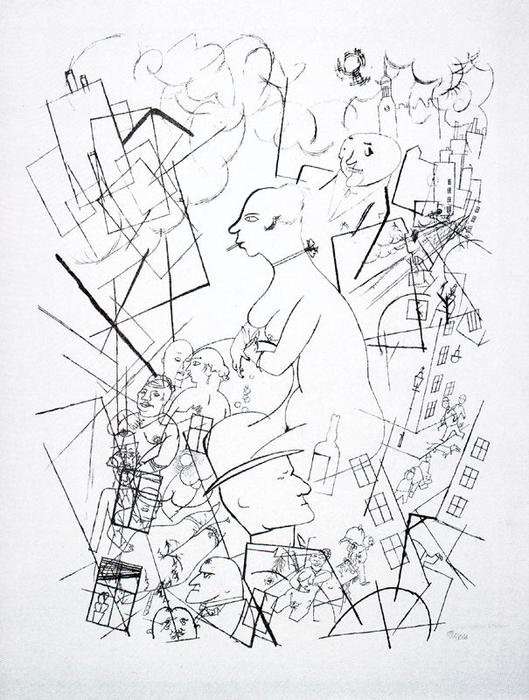An Eva, My Girlfriend — George Grosz