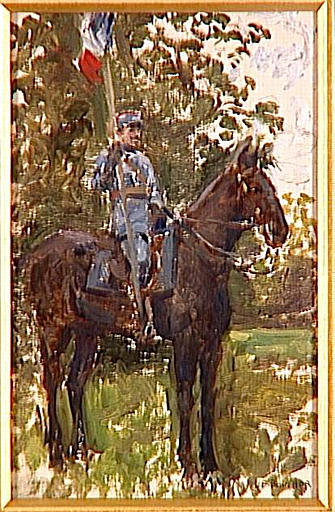 Porte Fanion Du Général Mangin, Septembre 1918 — Joseph-félix Bouchor