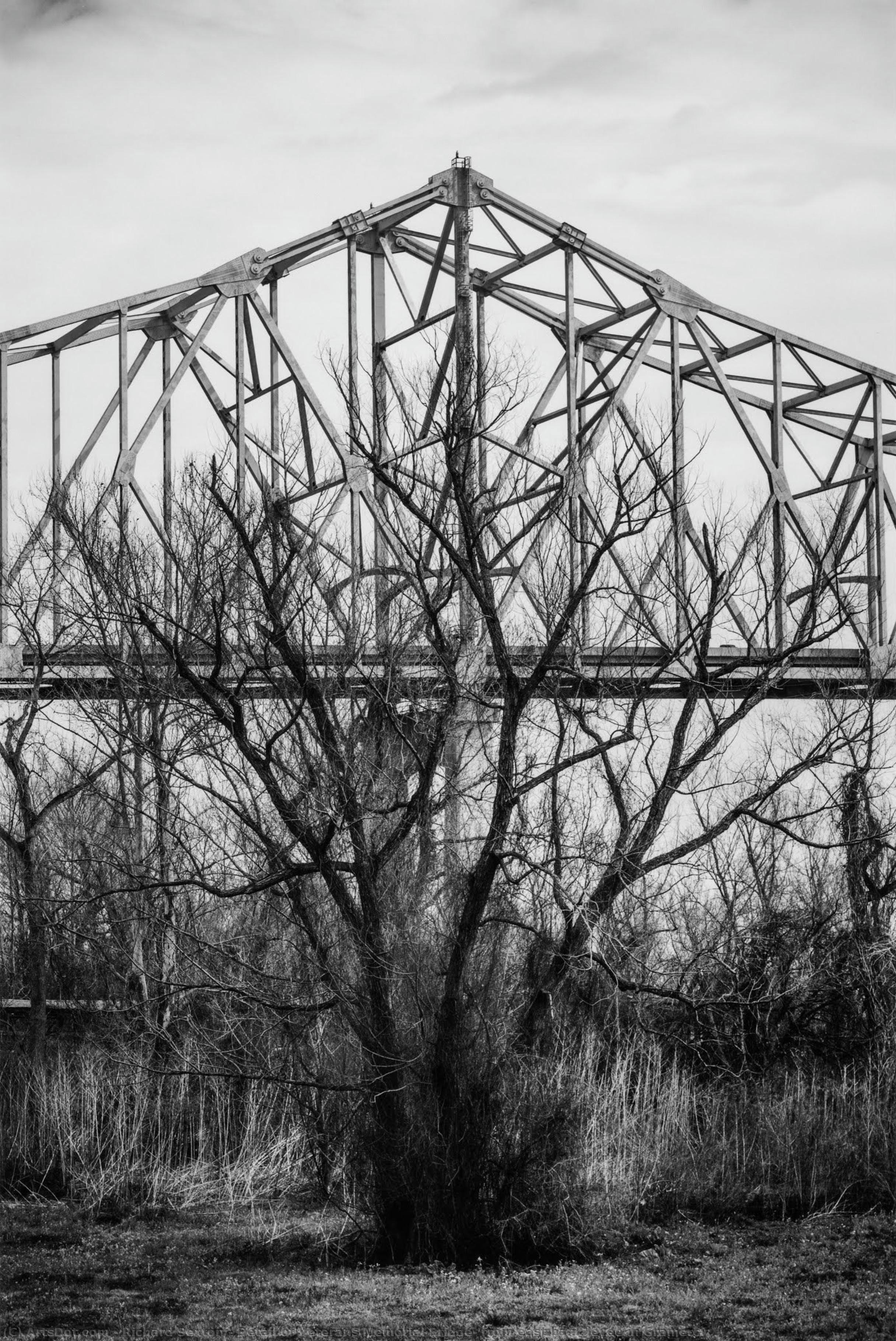 Detail Of Veterans Memorial Bridge; From East Bank Levee In Gramercy — Richard Sexton