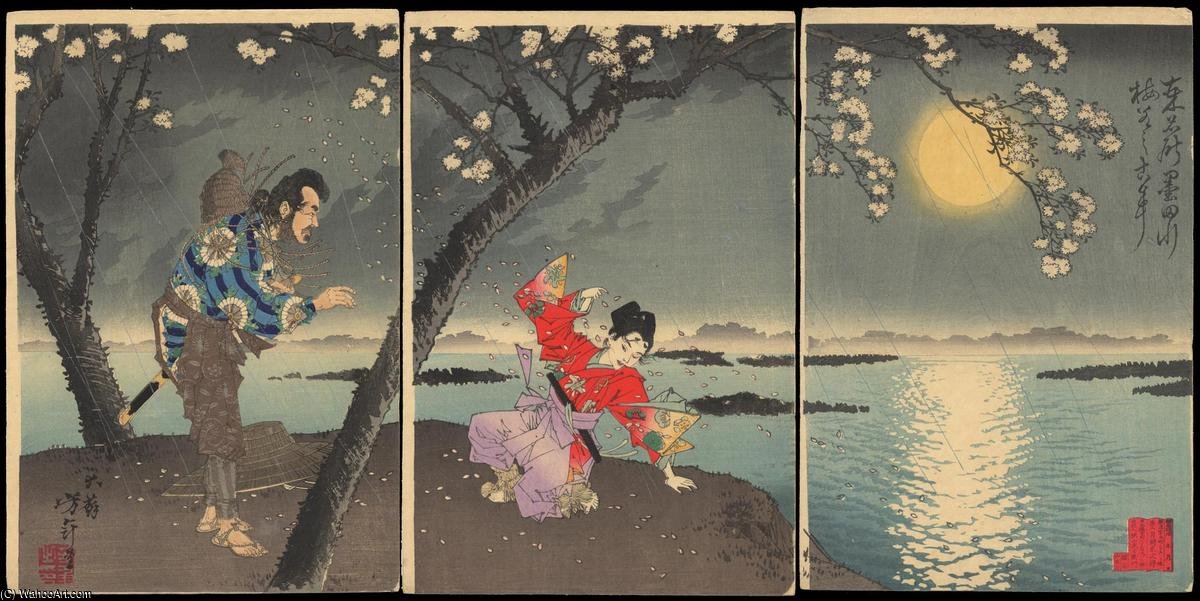 Famous Places In The East — Tsukioka Yoshitoshi