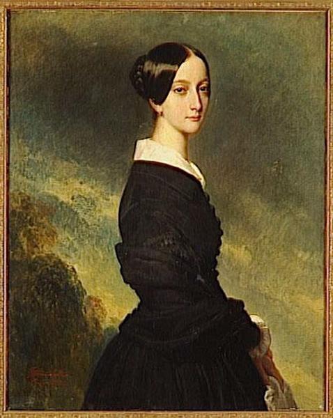 Francoise Caroline Gonzague, Princesse De Joinville (1824 1898) — Franz Xavier Winterhalter