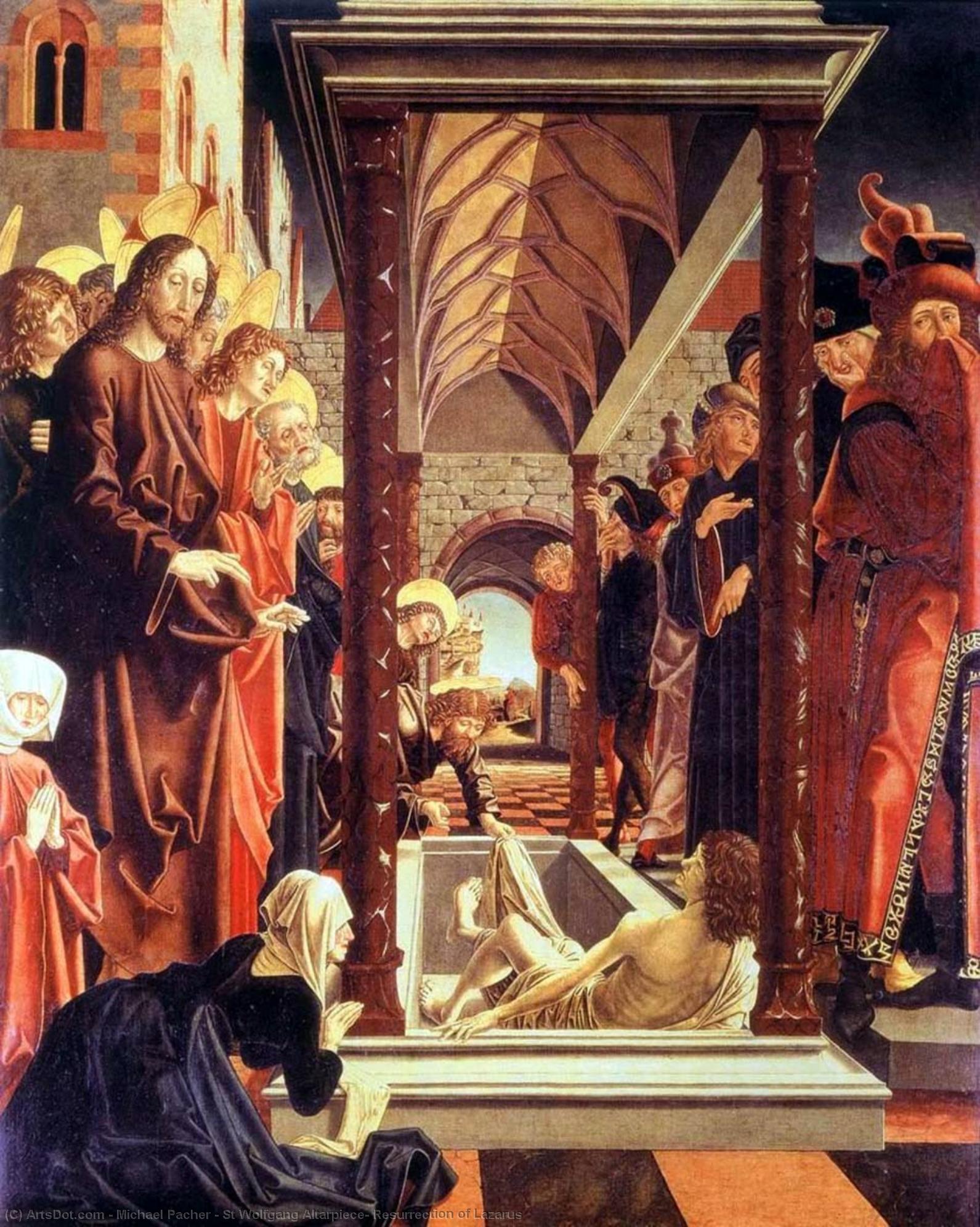 St Wolfgang Altarpiece: Resurrection Of Lazarus — Michael Pacher