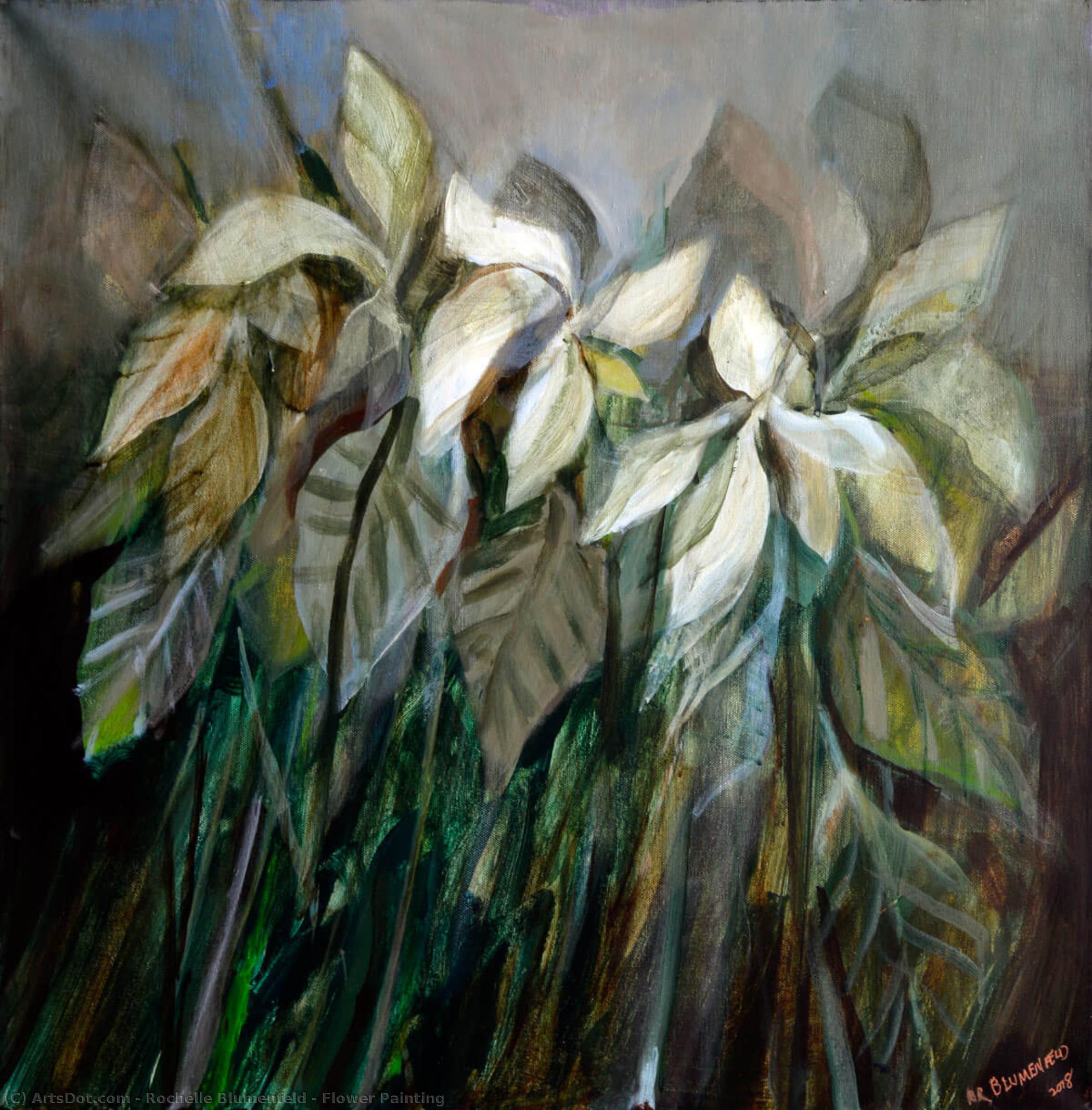 Flower Painting — Rochelle Reznik Blumenfeld