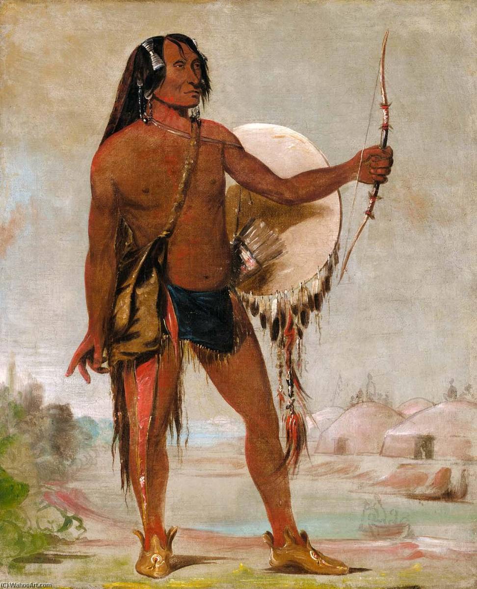 E'e A Chín Che A, Red Thunder, Son Of Black Moccasin — George Catlin