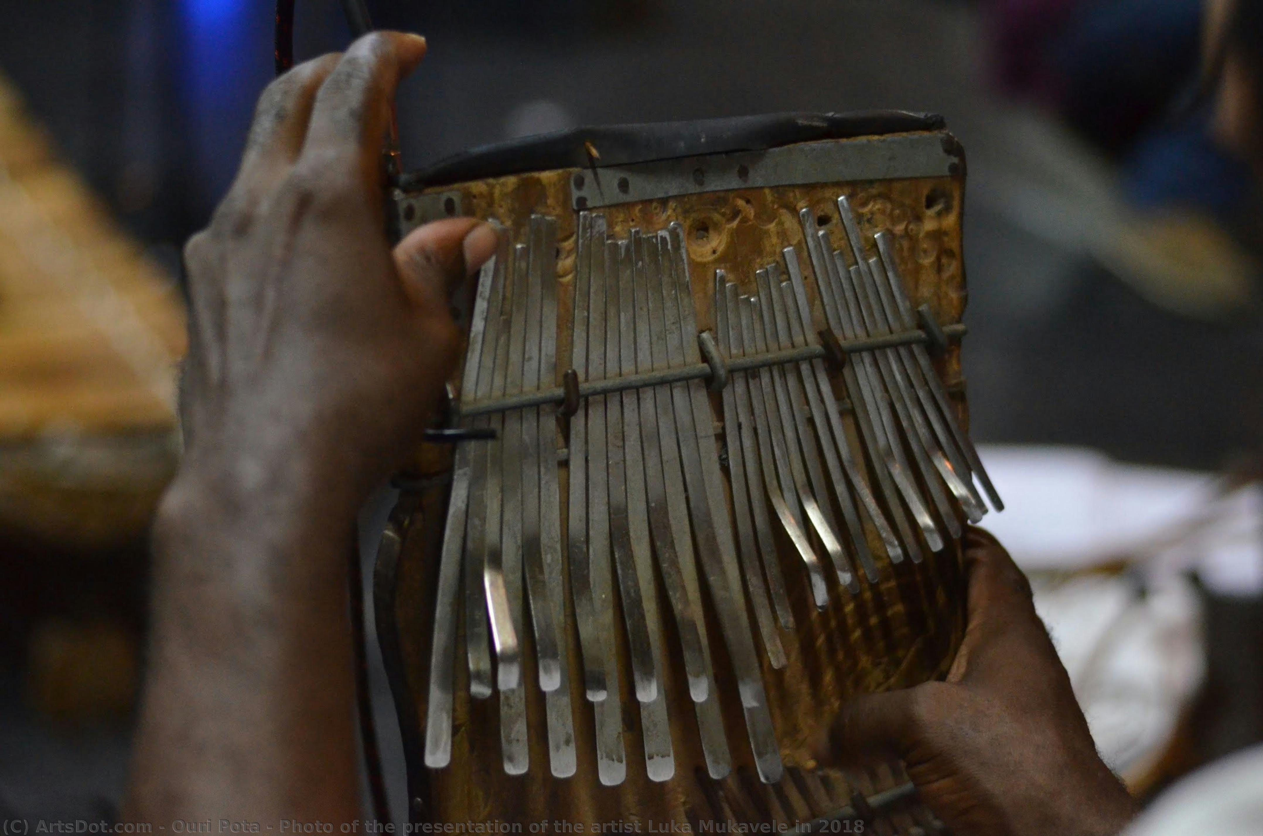 Photo Of The Presentation Of The Artist Luka Mukavele In 2018 — Ouri Pota