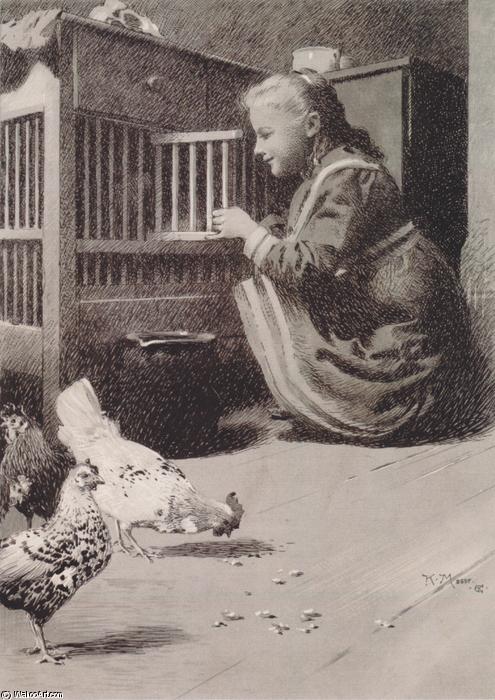 Girls In Henhouse — Koloman Moser