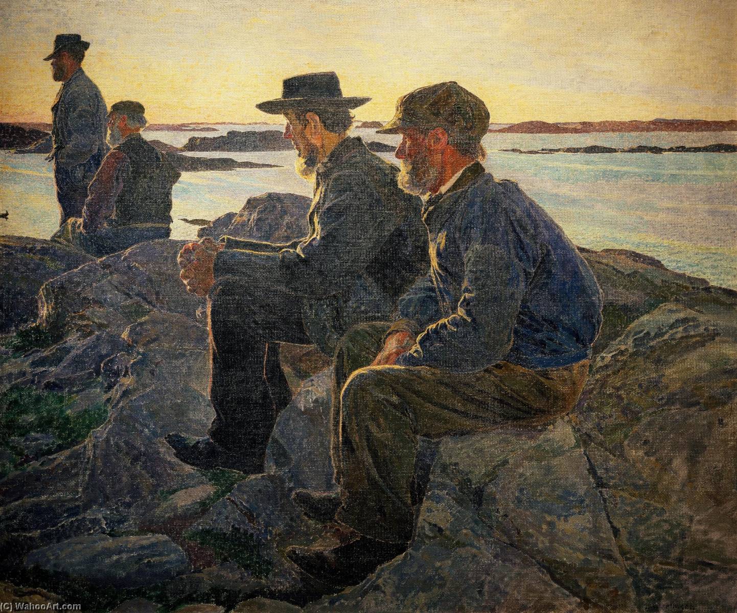 On Rocks At Fiskebackskil — Carl Wilhelmson